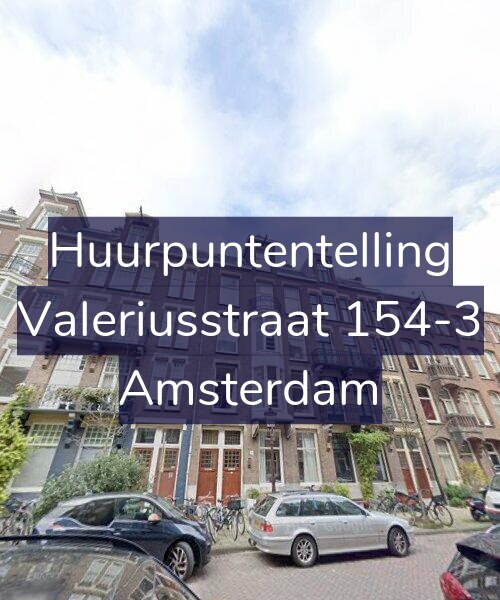 Foto gevel Huurpuntentelling voor Valeriusstraat 154-3, Amsterdam