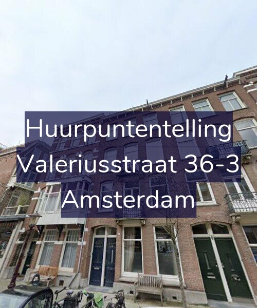 Foto gevel Huurpuntentelling voor Valeriusstraat 36-3, Amsterdam
