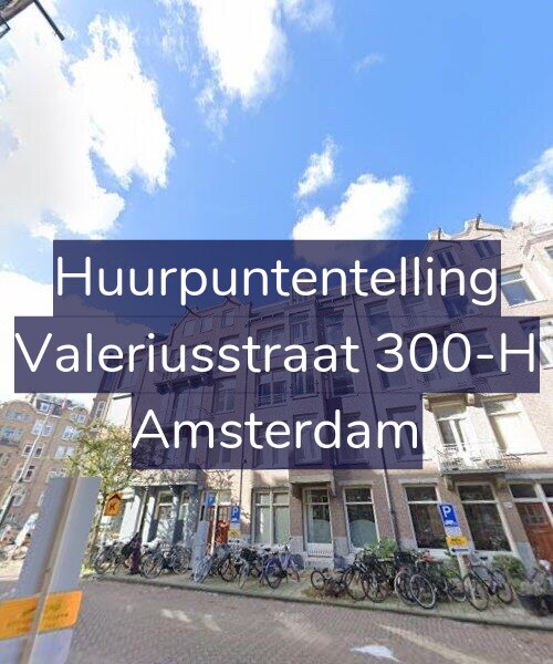 Foto gevel Huurpuntentelling voor Valeriusstraat 300-H, Amsterdam