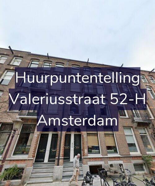 Foto gevel Huurpuntentelling voor Valeriusstraat 52-H, Amsterdam