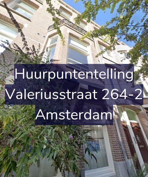 Foto gevel Huurpuntentelling voor Valeriusstraat 264-2, Amsterdam