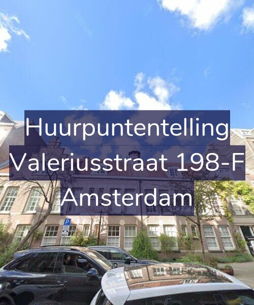 Foto gevel Huurpuntentelling voor Valeriusstraat 198-F, Amsterdam