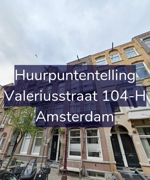 Foto gevel Huurpuntentelling voor Valeriusstraat 104-H, Amsterdam
