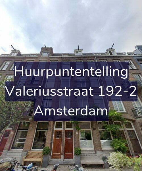 Foto gevel Huurpuntentelling voor Valeriusstraat 192-2, Amsterdam