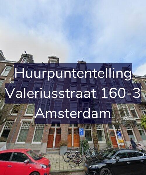 Foto gevel Huurpuntentelling voor Valeriusstraat 160-3, Amsterdam