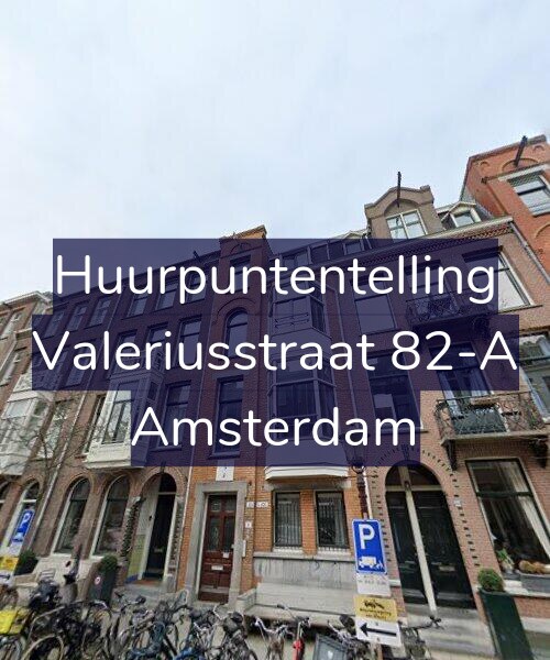 Foto gevel Huurpuntentelling voor Valeriusstraat 82-A, Amsterdam