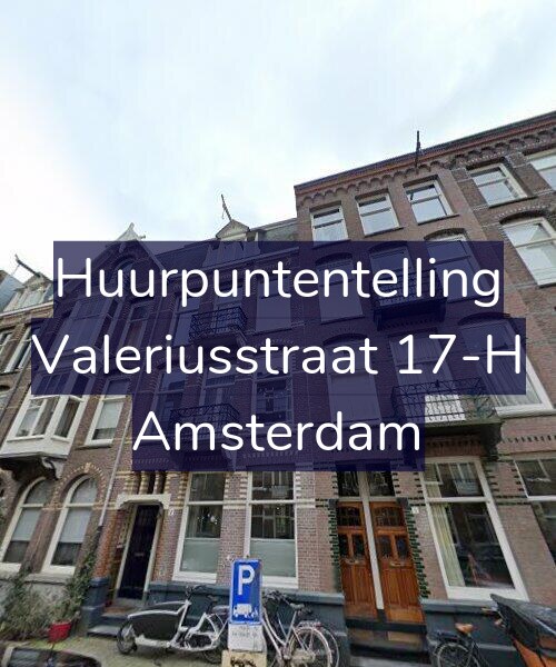 Foto gevel Huurpuntentelling voor Valeriusstraat 17-H, Amsterdam