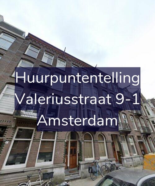 Foto gevel Huurpuntentelling voor Valeriusstraat 9-1, Amsterdam