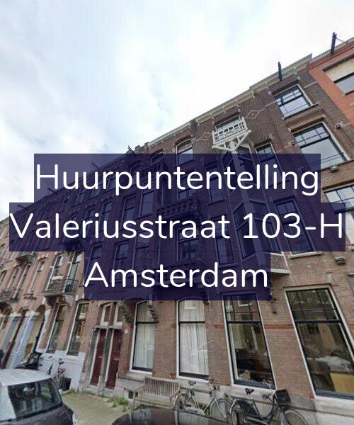Foto gevel Huurpuntentelling voor Valeriusstraat 103-H, Amsterdam