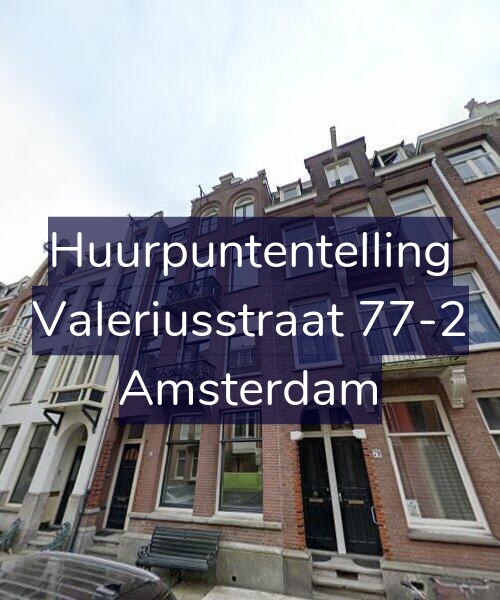 Foto gevel Huurpuntentelling voor Valeriusstraat 77-2, Amsterdam
