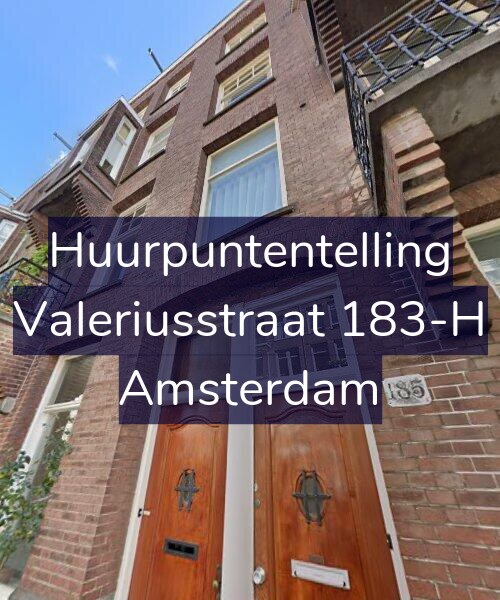 Foto gevel Huurpuntentelling voor Valeriusstraat 183-H, Amsterdam