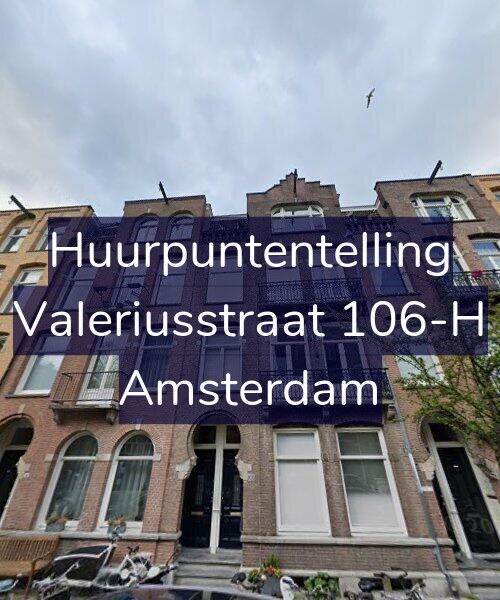 Foto gevel Huurpuntentelling voor Valeriusstraat 106-H, Amsterdam
