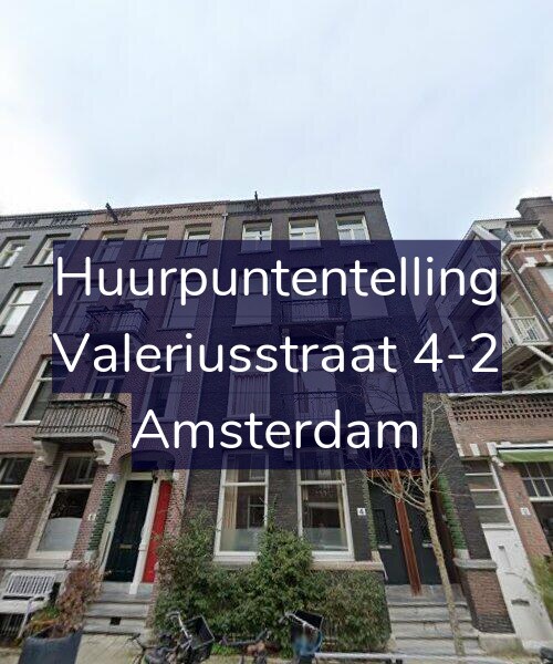 Foto gevel Huurpuntentelling voor Valeriusstraat 4-2, Amsterdam