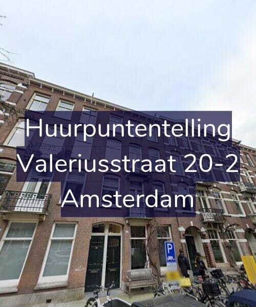 Foto gevel Huurpuntentelling voor Valeriusstraat 20-2, Amsterdam
