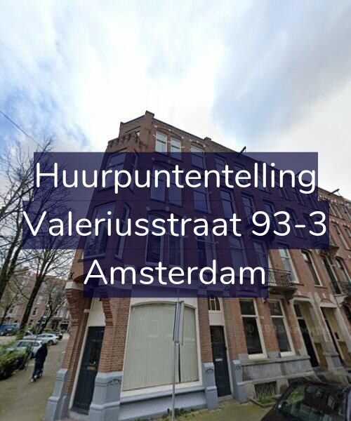 Foto gevel Huurpuntentelling voor Valeriusstraat 93-3, Amsterdam