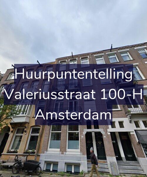 Foto gevel Huurpuntentelling voor Valeriusstraat 100-H, Amsterdam