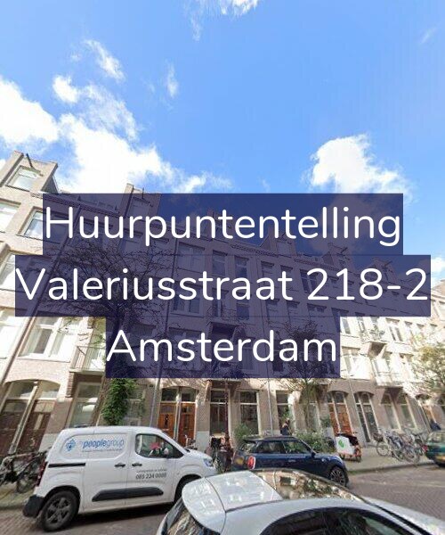 Foto gevel Huurpuntentelling voor Valeriusstraat 218-2, Amsterdam
