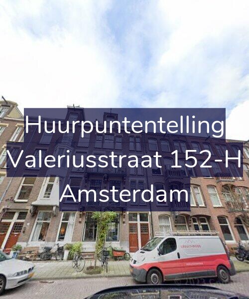 Foto gevel Huurpuntentelling voor Valeriusstraat 152-H, Amsterdam