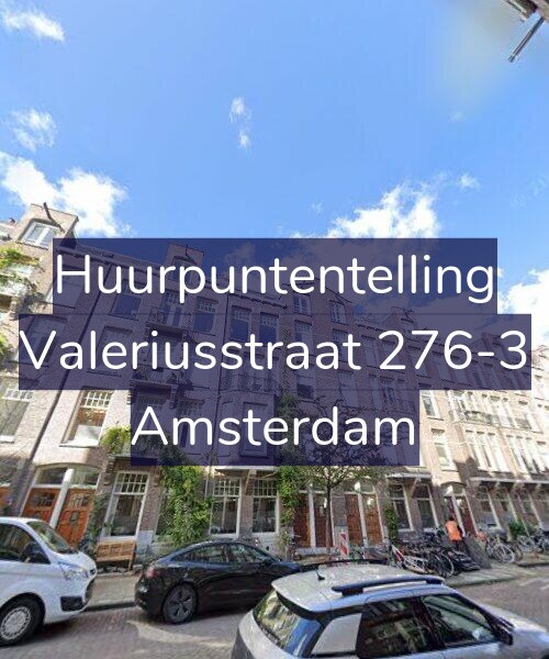 Foto gevel Huurpuntentelling voor Valeriusstraat 276-3, Amsterdam