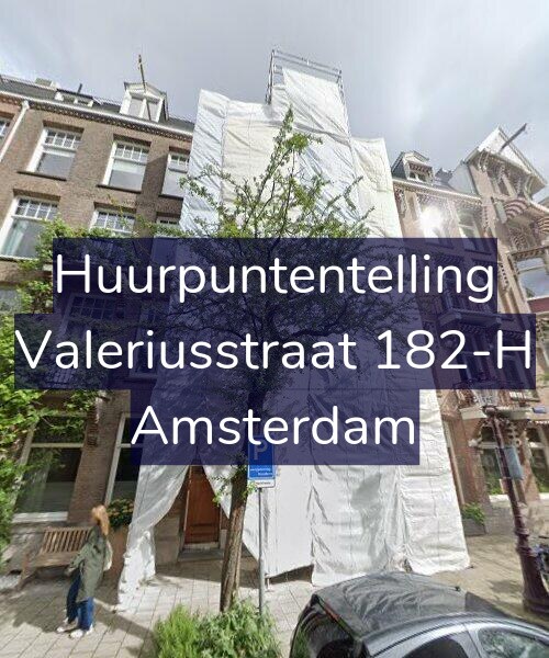 Foto gevel Huurpuntentelling voor Valeriusstraat 182-H, Amsterdam