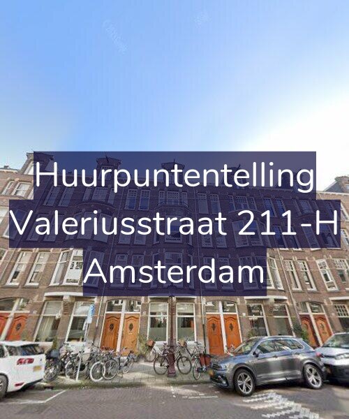 Foto gevel Huurpuntentelling voor Valeriusstraat 211-H, Amsterdam