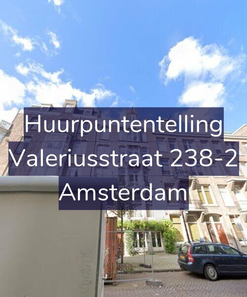 Foto gevel Huurpuntentelling voor Valeriusstraat 238-2, Amsterdam