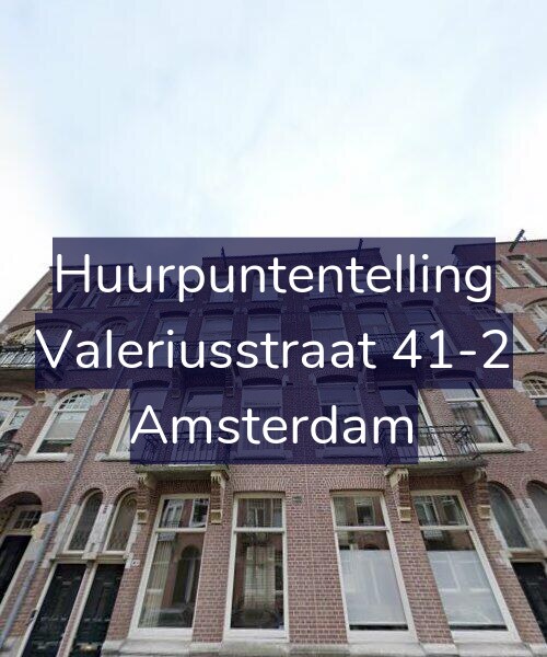 Foto gevel Huurpuntentelling voor Valeriusstraat 41-2, Amsterdam