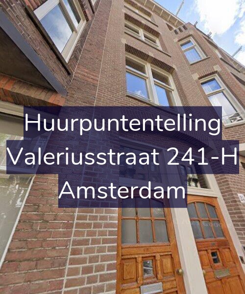 Foto gevel Huurpuntentelling voor Valeriusstraat 241-H, Amsterdam