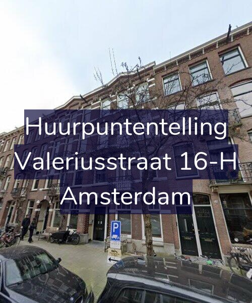 Foto gevel Huurpuntentelling voor Valeriusstraat 16-H, Amsterdam
