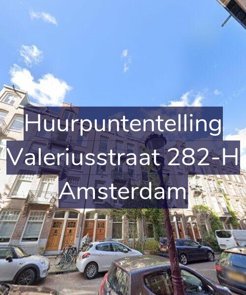 Foto gevel Huurpuntentelling voor Valeriusstraat 282-H, Amsterdam