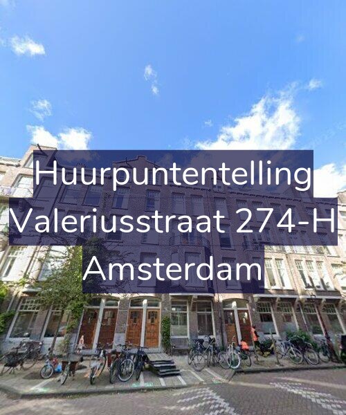 Foto gevel Huurpuntentelling voor Valeriusstraat 274-H, Amsterdam