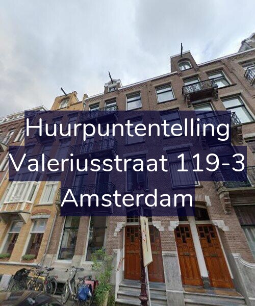 Foto gevel Huurpuntentelling voor Valeriusstraat 119-3, Amsterdam