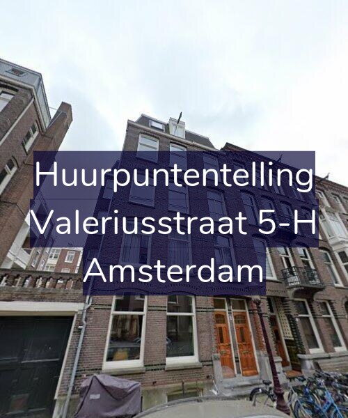 Foto gevel Huurpuntentelling voor Valeriusstraat 5-H, Amsterdam