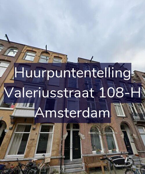 Foto gevel Huurpuntentelling voor Valeriusstraat 108-H, Amsterdam
