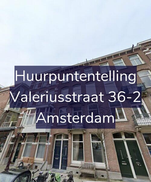 Foto gevel Huurpuntentelling voor Valeriusstraat 36-2, Amsterdam