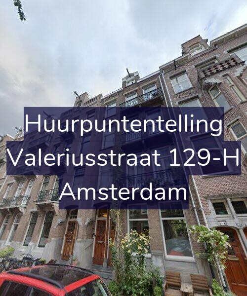 Foto gevel Huurpuntentelling voor Valeriusstraat 129-H, Amsterdam