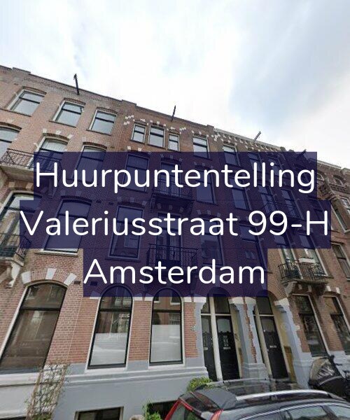Foto gevel Huurpuntentelling voor Valeriusstraat 99-H, Amsterdam