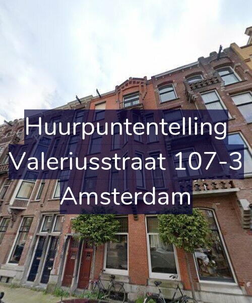 Foto gevel Huurpuntentelling voor Valeriusstraat 107-3, Amsterdam