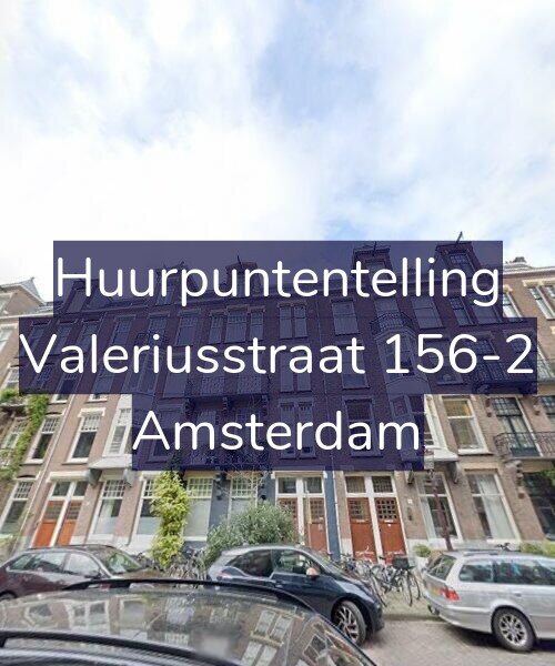 Foto gevel Huurpuntentelling voor Valeriusstraat 156-2, Amsterdam
