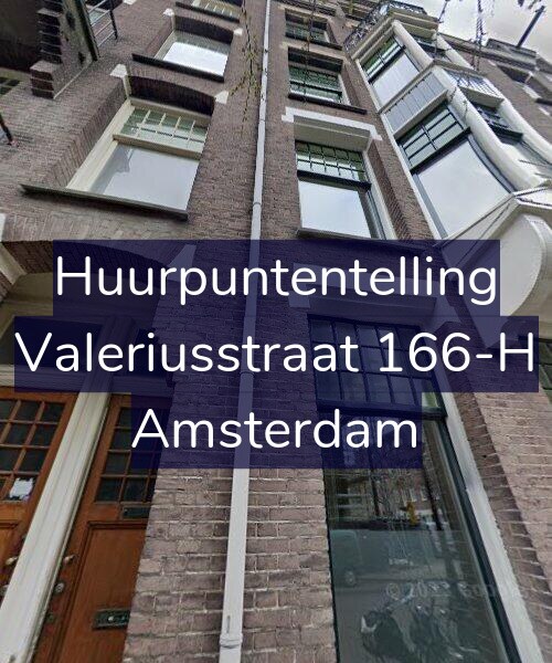 Foto gevel Huurpuntentelling voor Valeriusstraat 166-H, Amsterdam