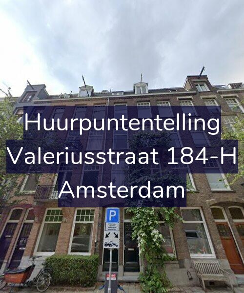 Foto gevel Huurpuntentelling voor Valeriusstraat 184-H, Amsterdam