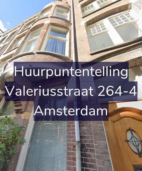Foto gevel Huurpuntentelling voor Valeriusstraat 264-4, Amsterdam