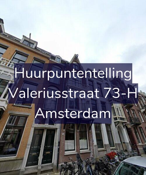 Foto gevel Huurpuntentelling voor Valeriusstraat 73-H, Amsterdam