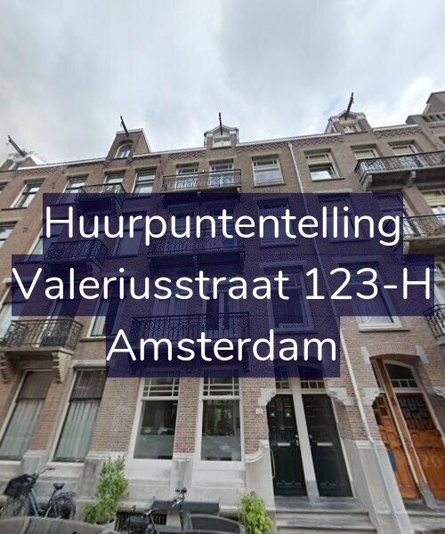 Foto gevel Huurpuntentelling voor Valeriusstraat 123-H, Amsterdam