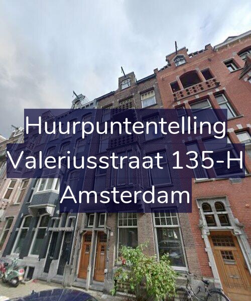 Foto gevel Huurpuntentelling voor Valeriusstraat 135-H, Amsterdam