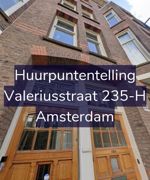 Foto gevel Huurpuntentelling voor Valeriusstraat 235-H, Amsterdam