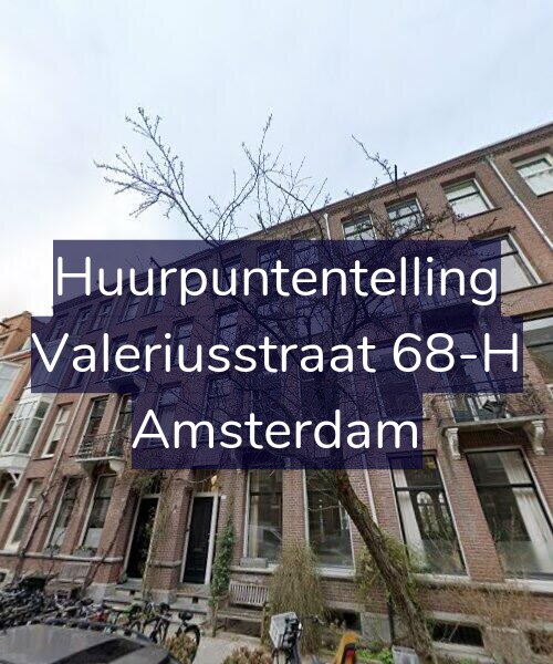 Foto gevel Huurpuntentelling voor Valeriusstraat 68-H, Amsterdam