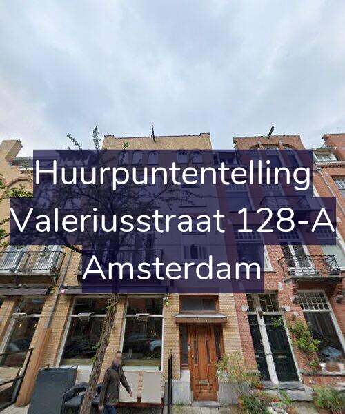 Foto gevel Huurpuntentelling voor Valeriusstraat 128-A, Amsterdam