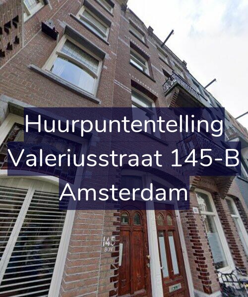 Foto gevel Huurpuntentelling voor Valeriusstraat 145-B, Amsterdam