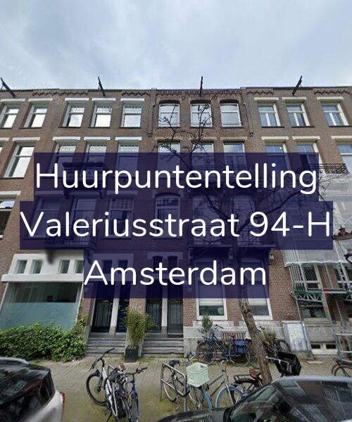Foto gevel Huurpuntentelling voor Valeriusstraat 94-H, Amsterdam